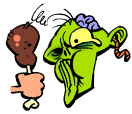 The Veggie Zombie sticker #7374463