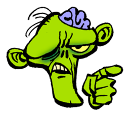 The Veggie Zombie sticker #7374464