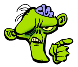 The Veggie Zombie sticker #7374464