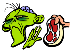The Veggie Zombie sticker #7374466