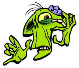 The Veggie Zombie sticker #7374468