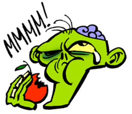 The Veggie Zombie sticker #7374470