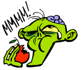 The Veggie Zombie sticker #7374470