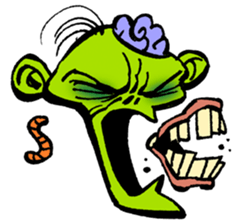 The Veggie Zombie sticker #7374471