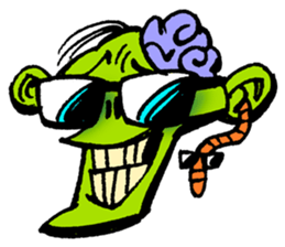 The Veggie Zombie sticker #7374474