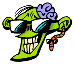 The Veggie Zombie sticker #7374474