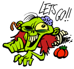 The Veggie Zombie sticker #7374478