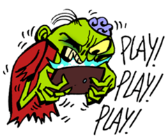 The Veggie Zombie sticker #7374480