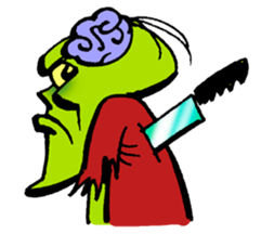 The Veggie Zombie sticker #7374484