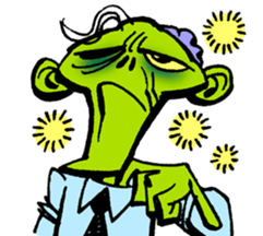 The Veggie Zombie sticker #7374486