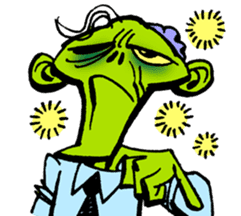 The Veggie Zombie sticker #7374486