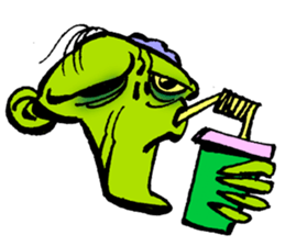 The Veggie Zombie sticker #7374487