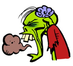 The Veggie Zombie sticker #7374488