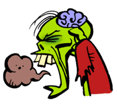 The Veggie Zombie sticker #7374488