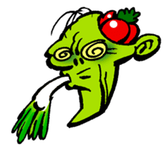 The Veggie Zombie sticker #7374490