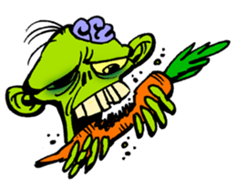 The Veggie Zombie sticker #7374491