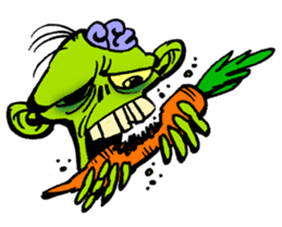 The Veggie Zombie sticker #7374491