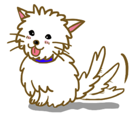 Dog pochi of the northern country sticker #7374578