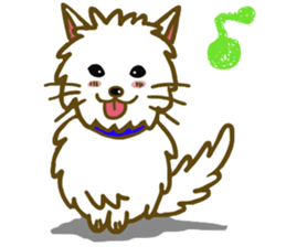 Dog pochi of the northern country sticker #7374583