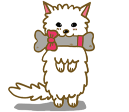 Dog pochi of the northern country sticker #7374586