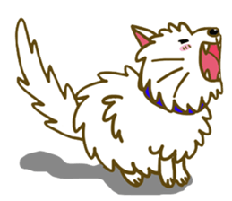 Dog pochi of the northern country sticker #7374587