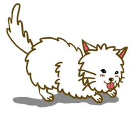 Dog pochi of the northern country sticker #7374589