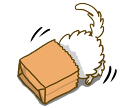 Dog pochi of the northern country sticker #7374594