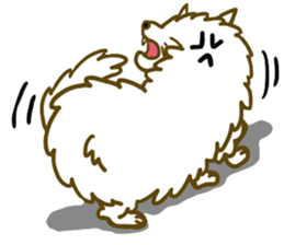 Dog pochi of the northern country sticker #7374600