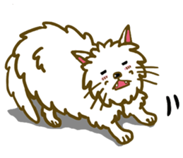 Dog pochi of the northern country sticker #7374602