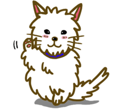 Dog pochi of the northern country sticker #7374603