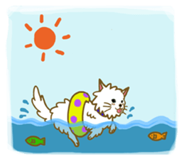 Dog pochi of the northern country sticker #7374609