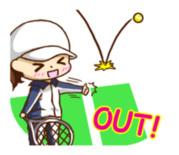 We play TENNIS!(English ver.) sticker #7374935