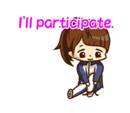 We play TENNIS!(English ver.) sticker #7374938