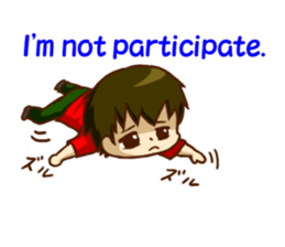 We play TENNIS!(English ver.) sticker #7374939