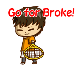 We play TENNIS!(English ver.) sticker #7374940