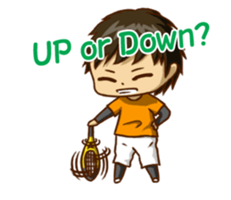 We play TENNIS!(English ver.) sticker #7374944