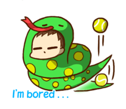 We play TENNIS!(English ver.) sticker #7374946