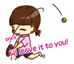 We play TENNIS!(English ver.) sticker #7374947