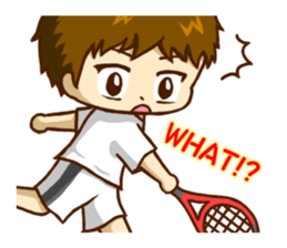 We play TENNIS!(English ver.) sticker #7374951