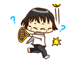 We play TENNIS!(English ver.) sticker #7374954