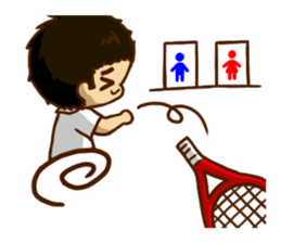We play TENNIS!(English ver.) sticker #7374965