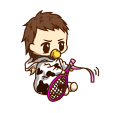 We play TENNIS!(English ver.) sticker #7374971