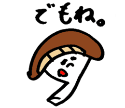 Tamu's Excuse mushroom sticker #7375726