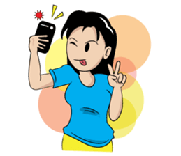 Tammy & Friends Eng.Ver sticker #7375767