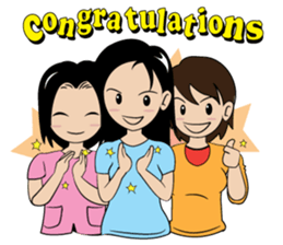 Tammy & Friends Eng.Ver sticker #7375770