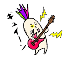 Day-to-day radish sticker #7376620