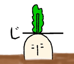 Day-to-day radish sticker #7376624