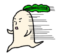 Day-to-day radish sticker #7376639