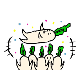 Day-to-day radish sticker #7376651