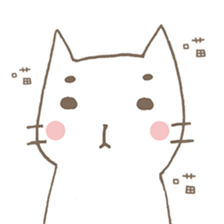 Soft White cats sticker #7376652